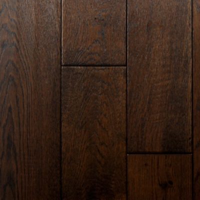 Engineered Wood Flooring Handscraped Hickory Warm Earth